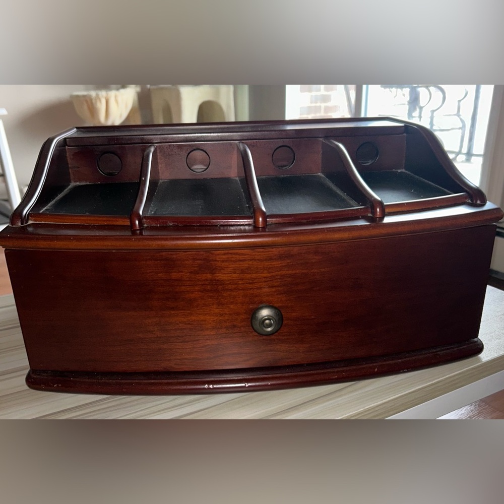 Vintage Bombay Charging Station/ Jewelry Box